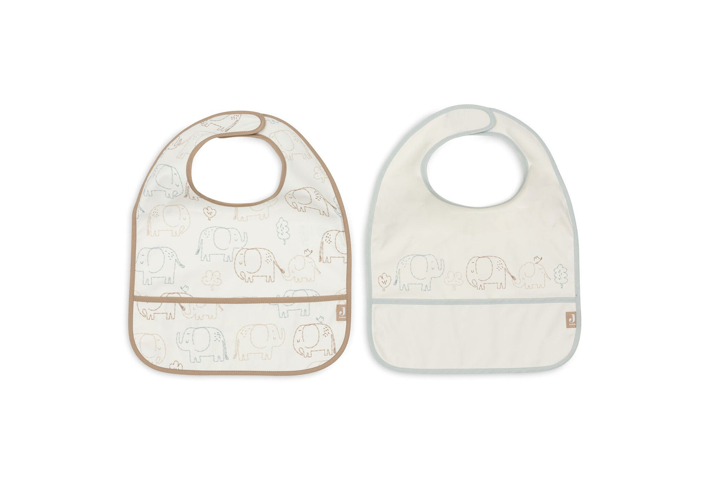 Jollein | Slab waterproof elephant tales (2pack)