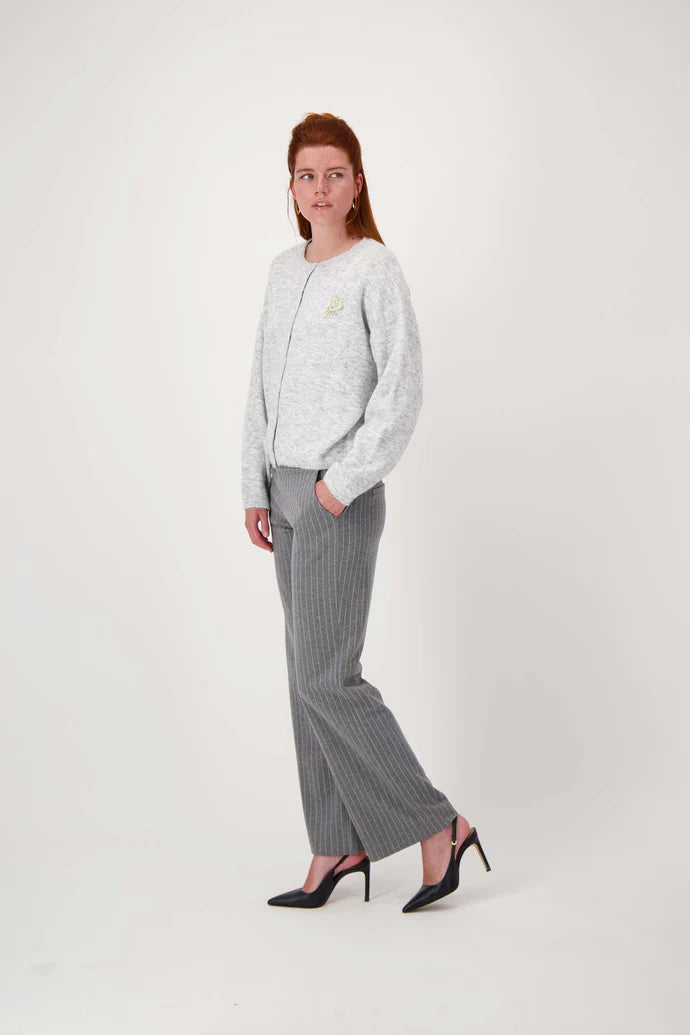 Zusss | Vestje basic middengrijs