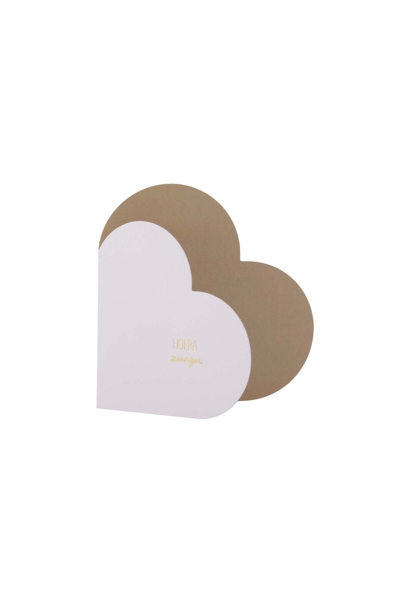 Zusss | Wenskaart wolk Hoera Zwanger wit