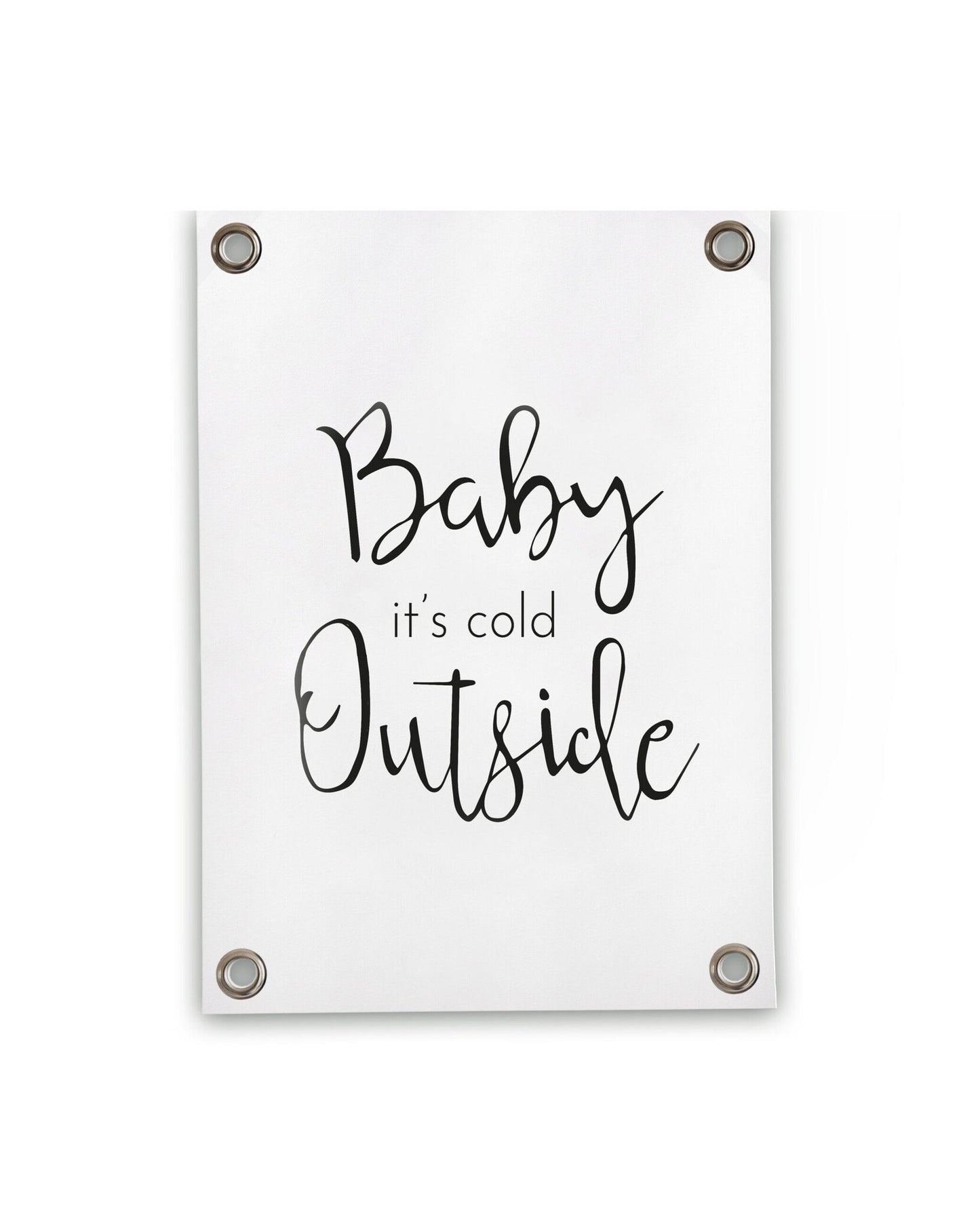 VM | Tuinposter Baby it's cold outside