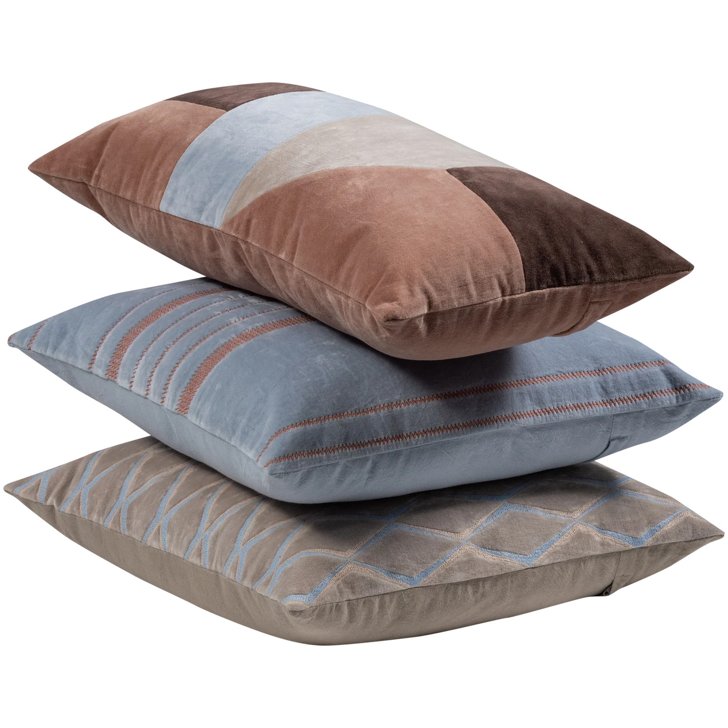 Woood | Kussen Laon blauw 45cm