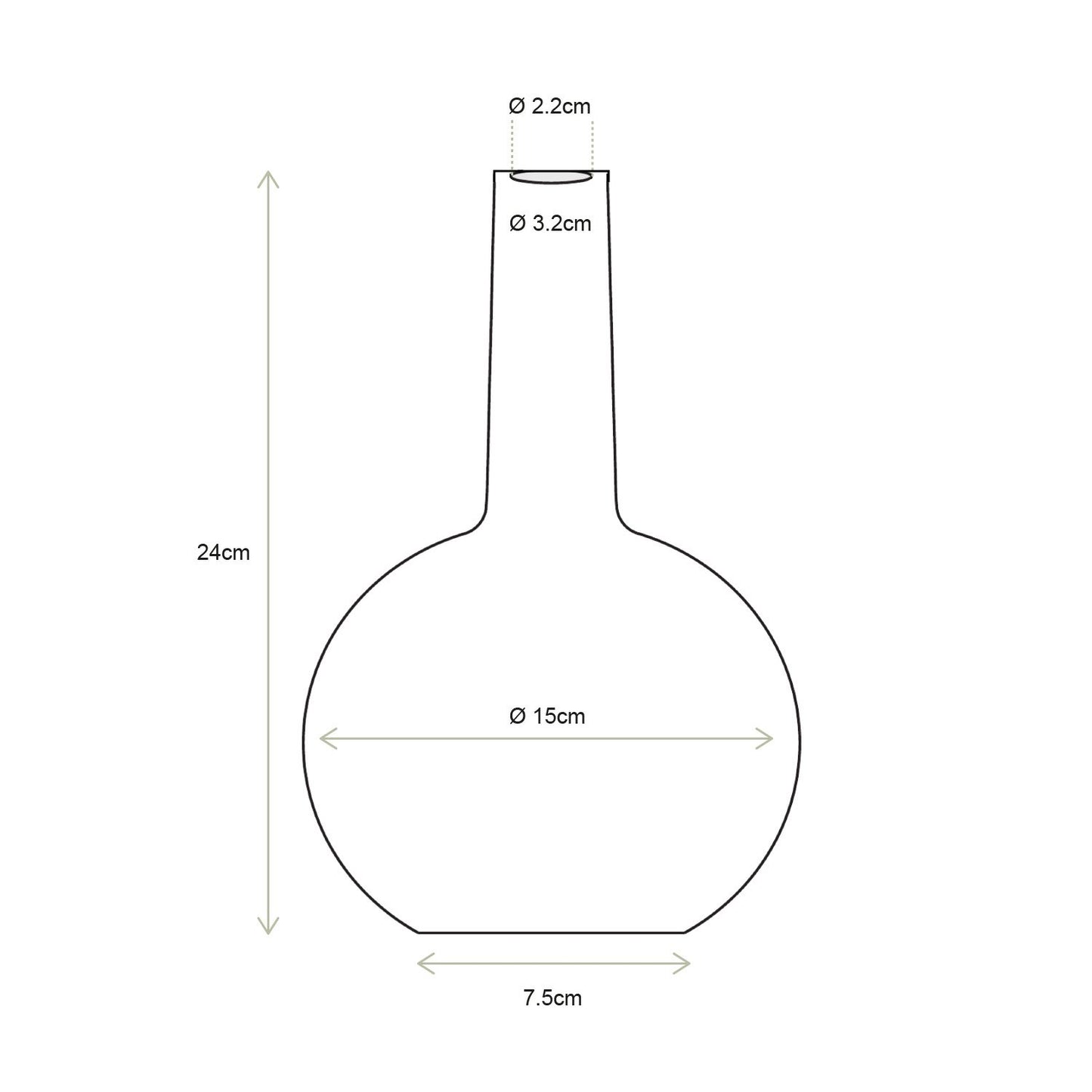 vtwonen | Kandelaar curry 24cm