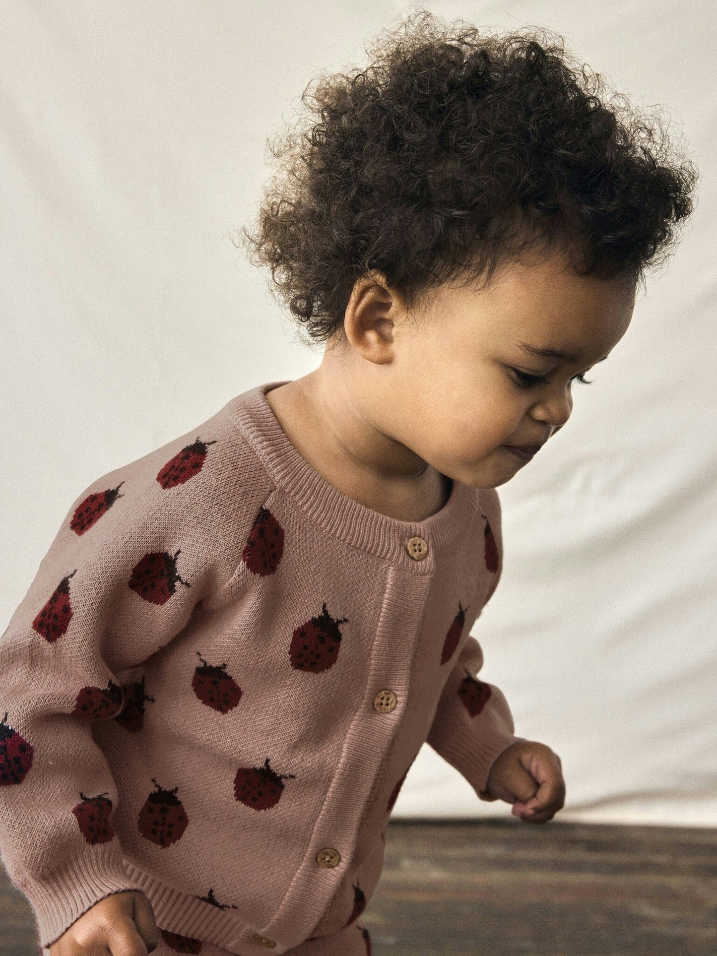 Lil Atelier | Vest Lieveheersbeestje misty rose