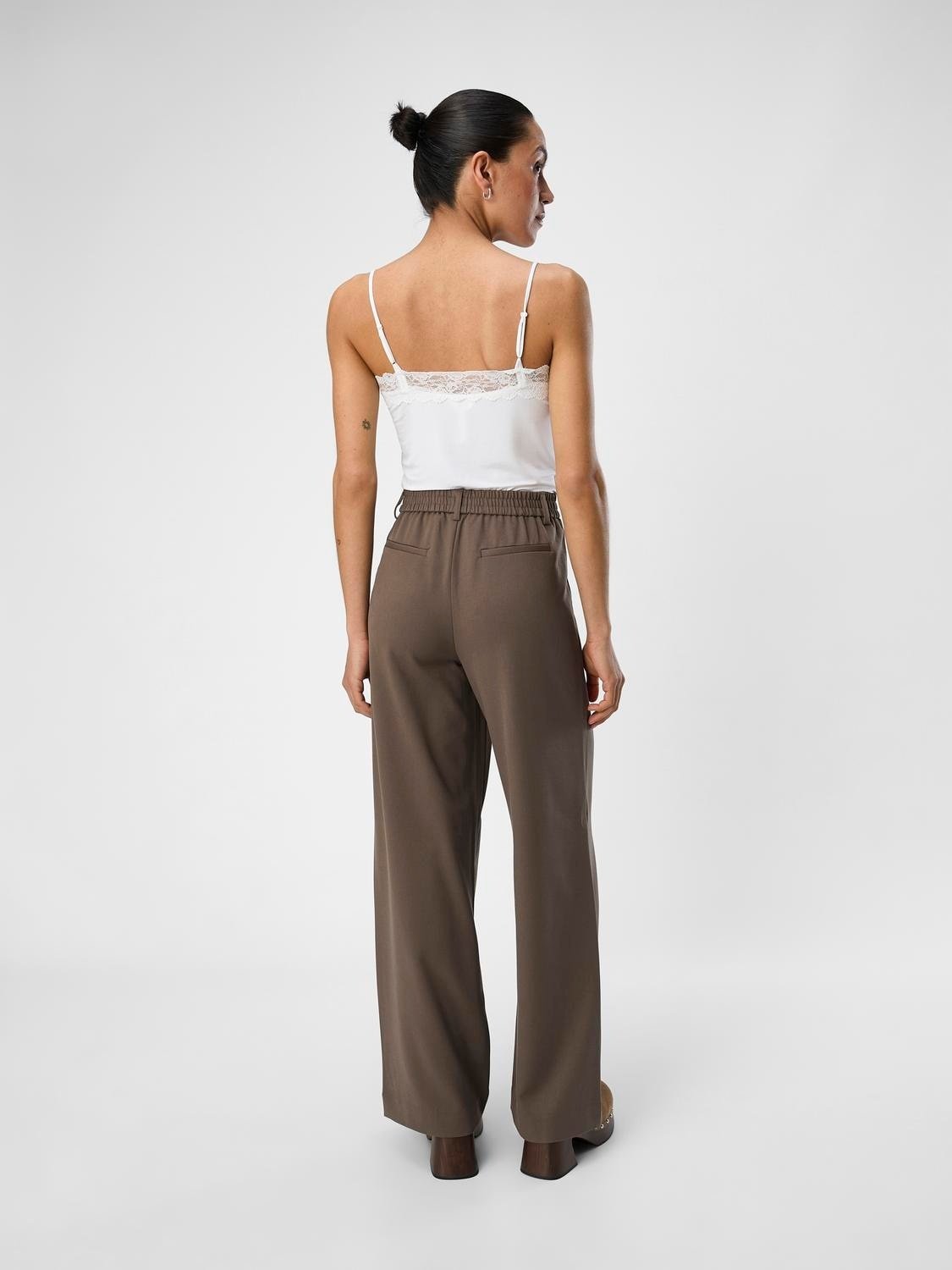 Object | Pantalon Lisa wide morel