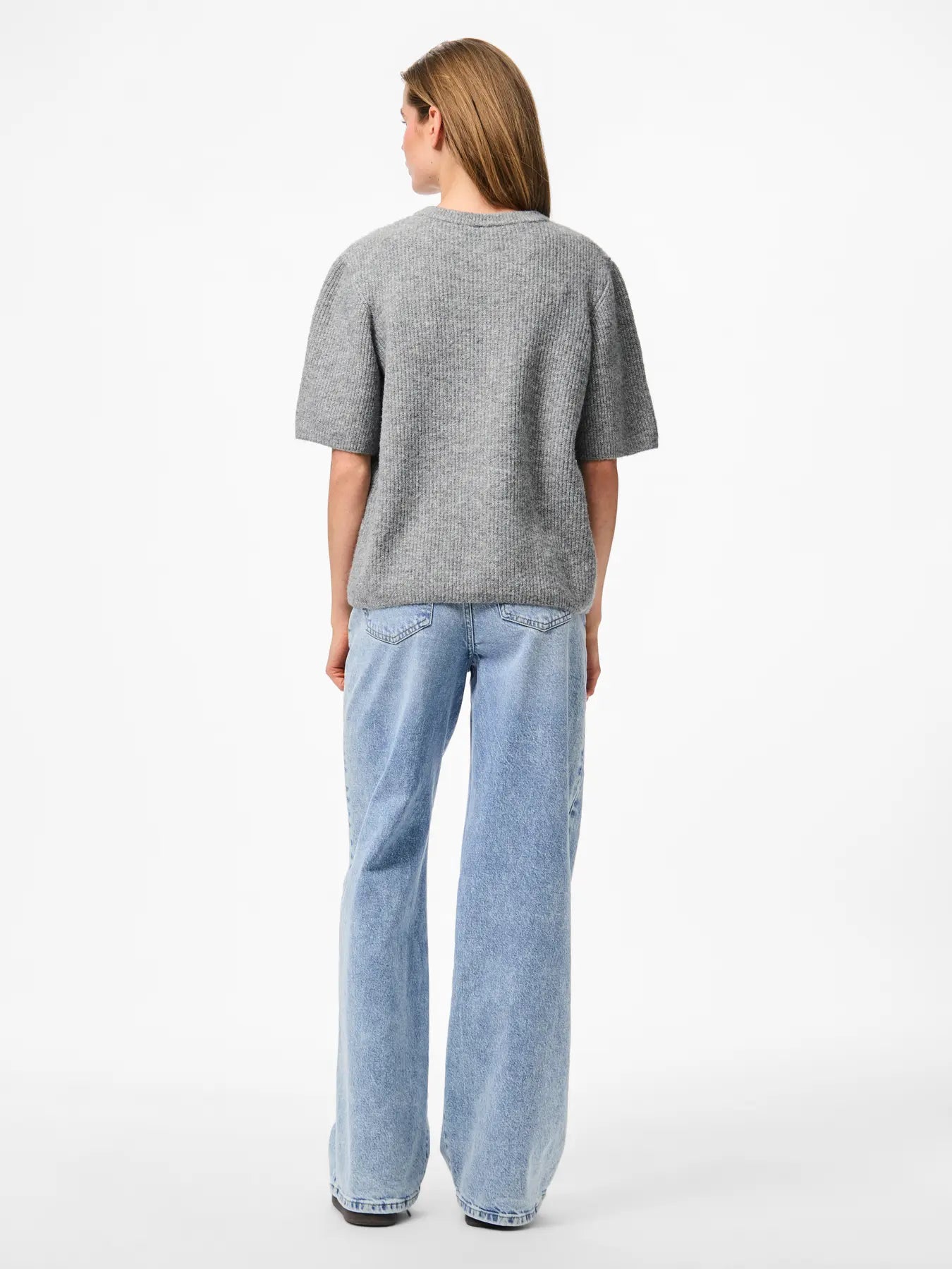 Pieces | Top Silly grey melange