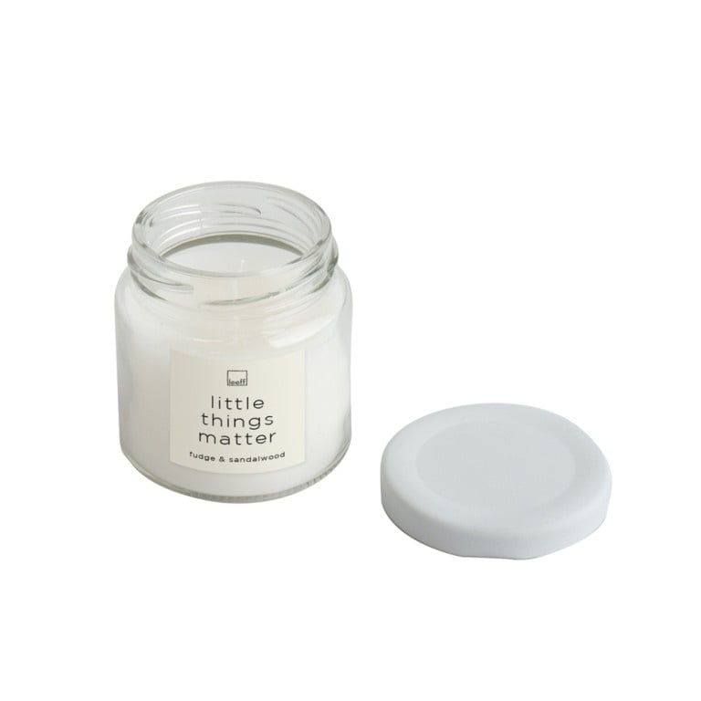 Leeff | Geurkaarsje in glazen pot | Little things matter