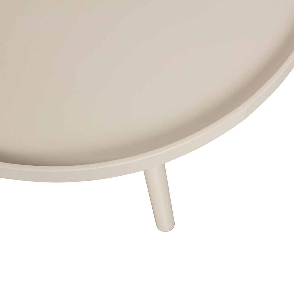 Woood | Bijzettafel Mesa L antique beige 60cm