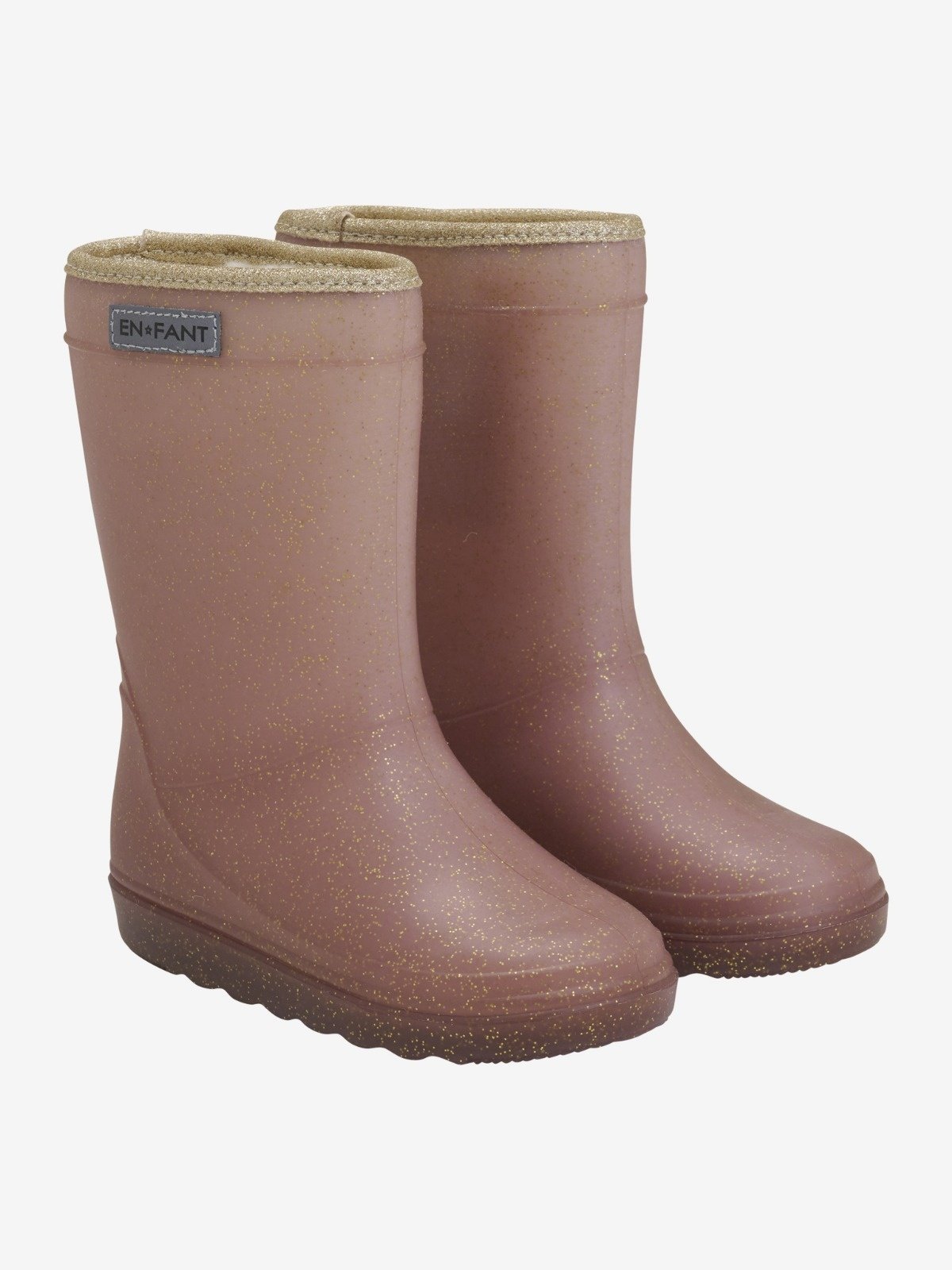 Enfant | Thermo boots Glitter rose taupe