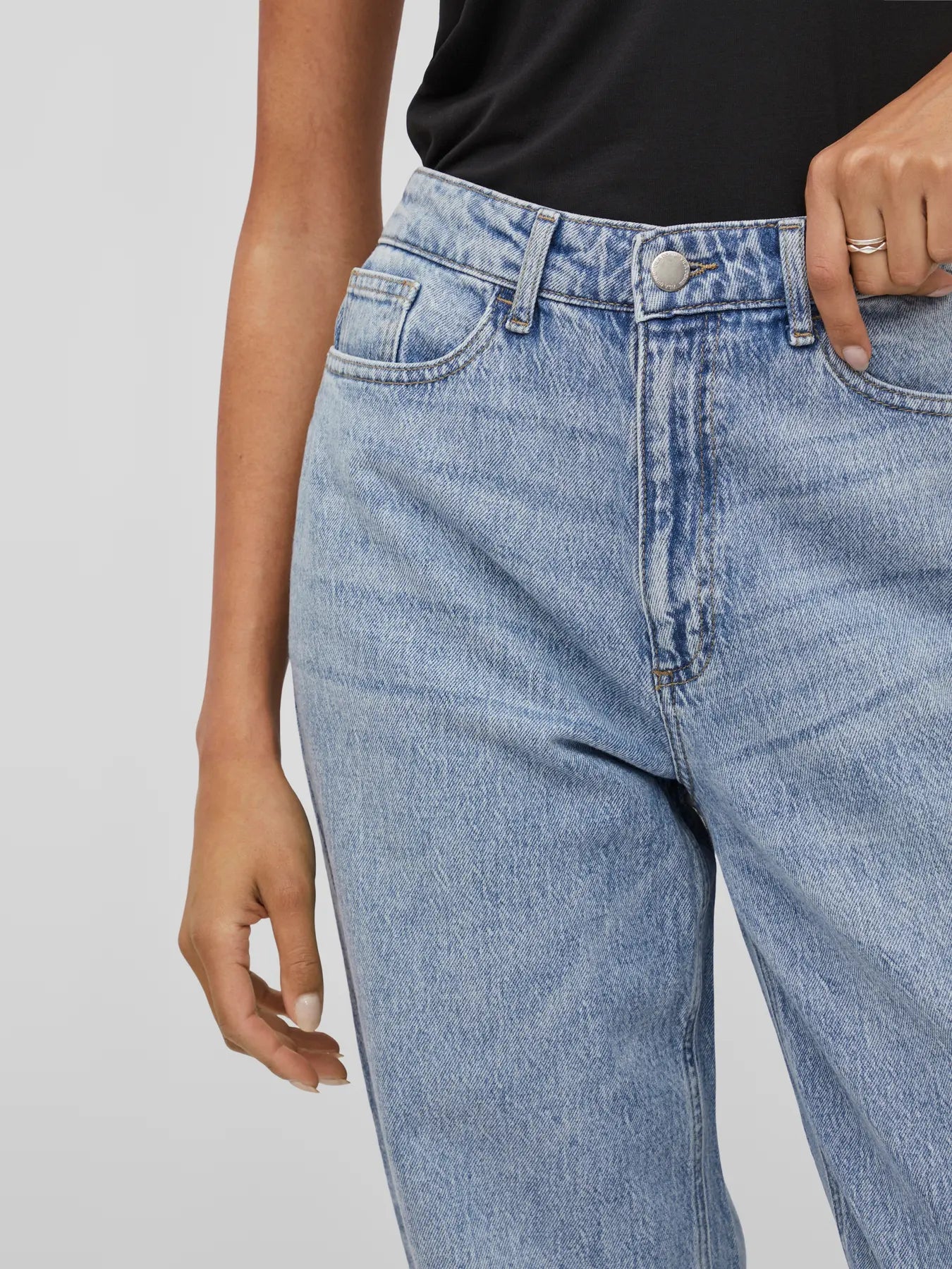 Vila | Jeans Kelly straigh light blue