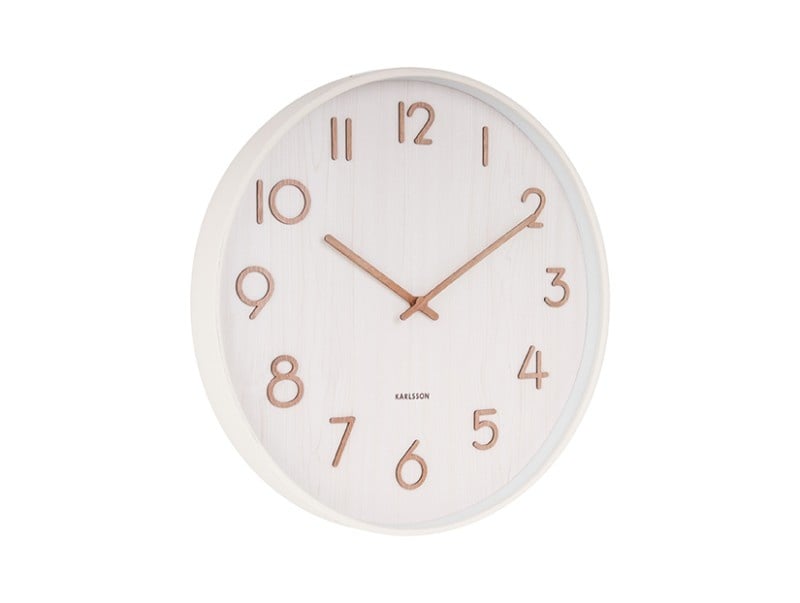 Karlsson | Wandklok Pure wit 40cm