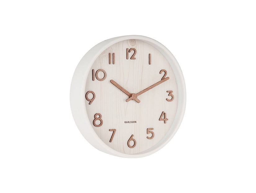 Karlsson | Wandklok Pure wit 22cm