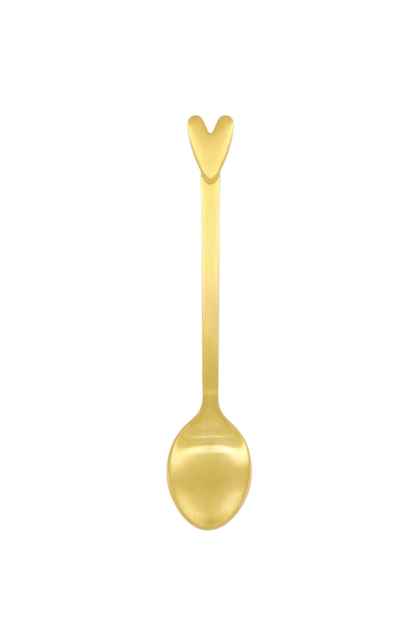 Zusss | Lepels set 4 hartje goud