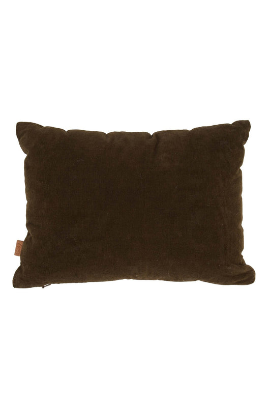 Zusss | Kussen corduroy liefs 35x25cm bruin