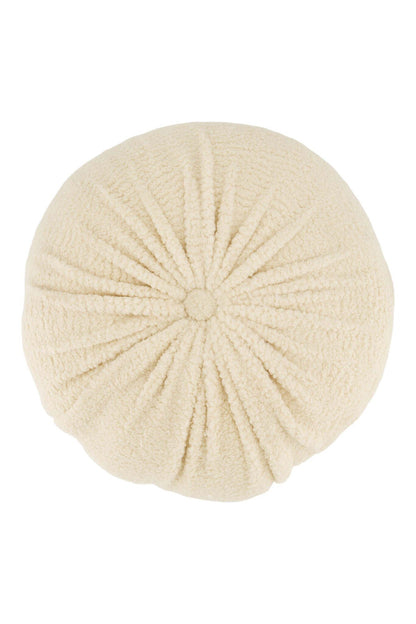 Zusss | Kussen teddy rond Ø40cm zand