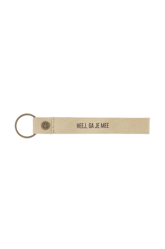 Zusss | Sleutelhanger heej ga je mee zand