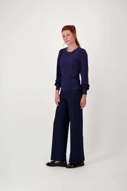 Zusss | Broek met naad navy
