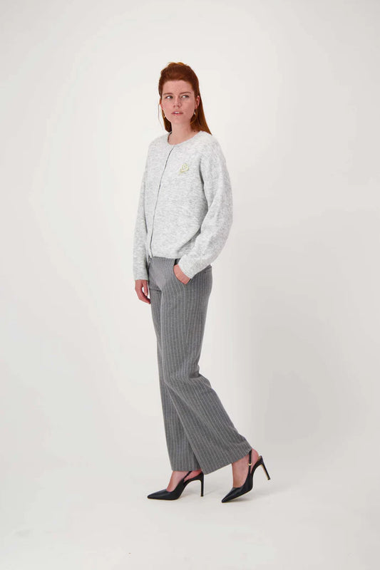 Zusss | Vestje basic middengrijs
