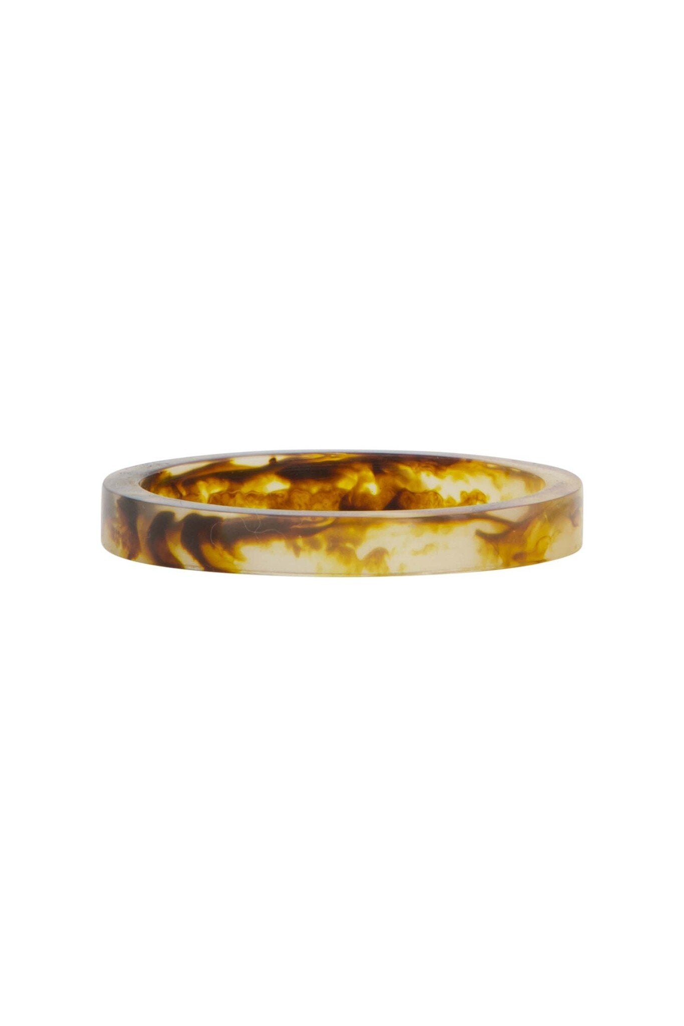 Zusss | Armbanden resin bruin set2