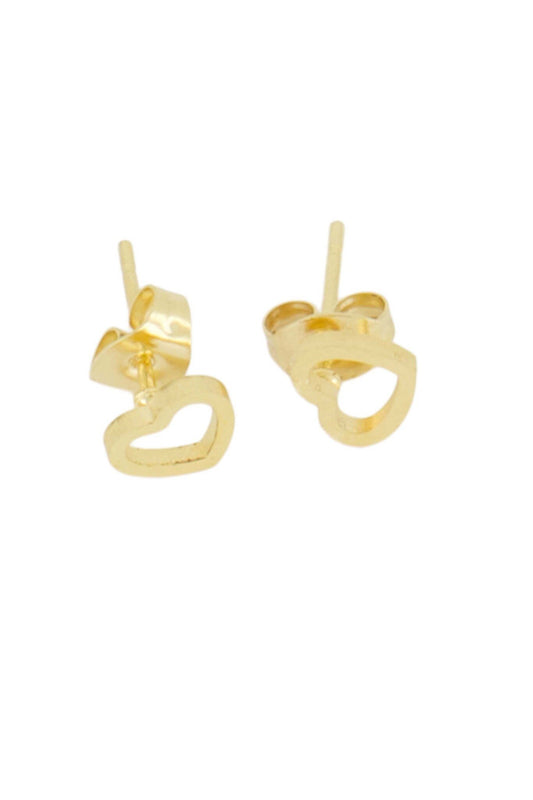Zusss | Oorbellen studs hartje goud
