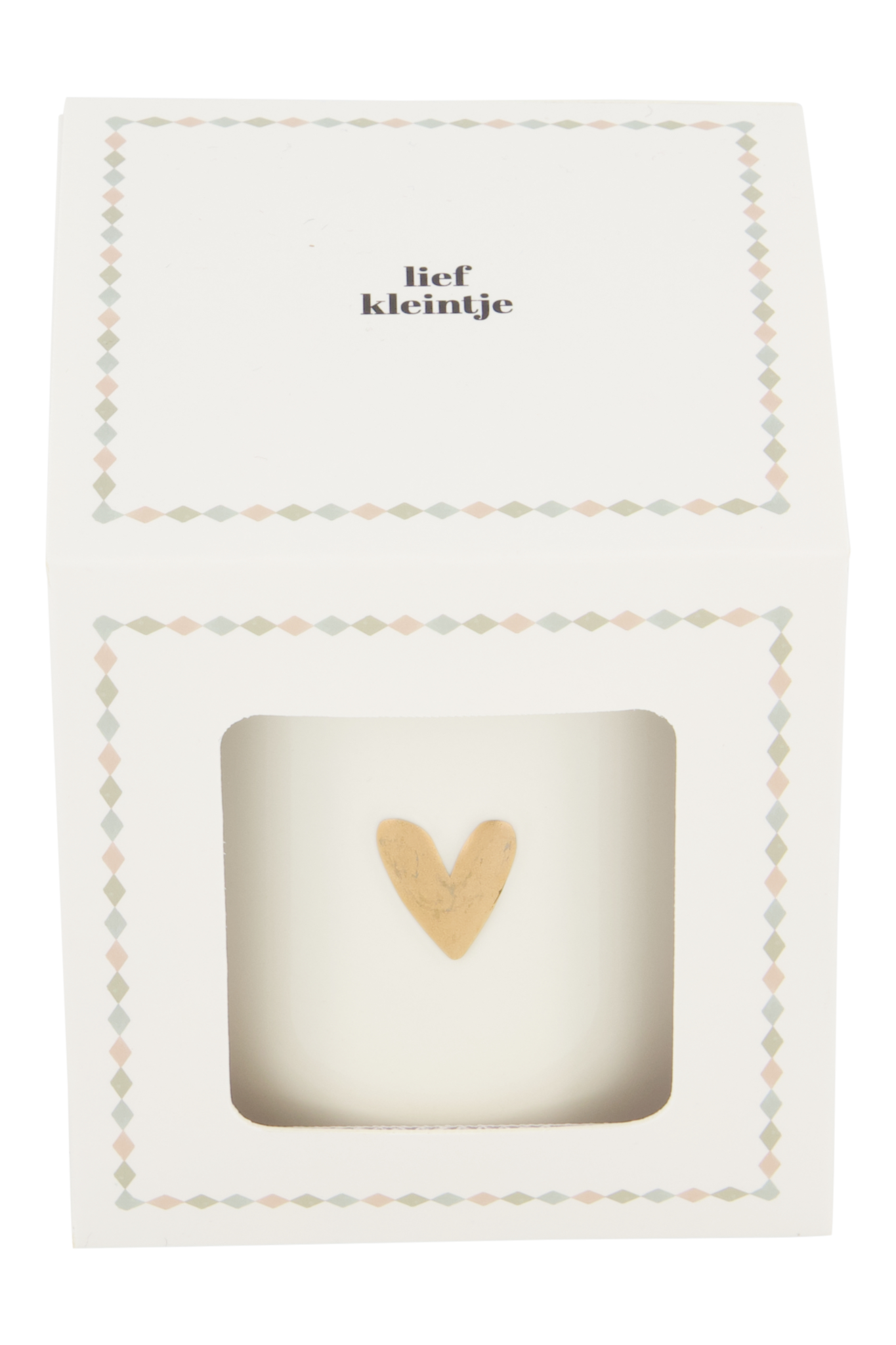Zusss | Geurkaars keramiek in doosje lief kleintje