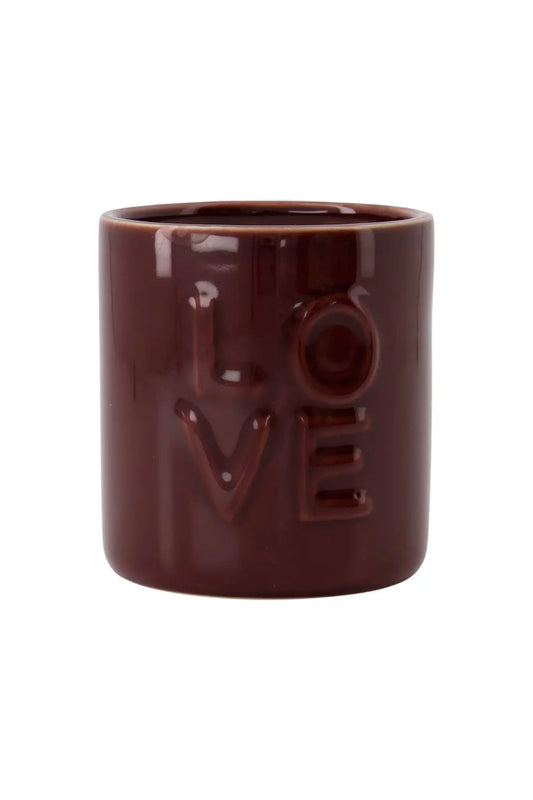 Zusss | Geurkaars keramiek love port