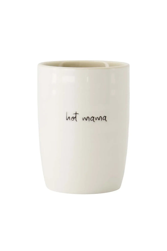 Zusss | Koffiemok hot mama wit/zand/zwart