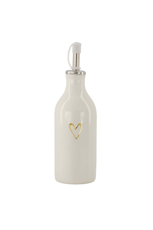 Zusss | Olie/azijn fles hartje goud