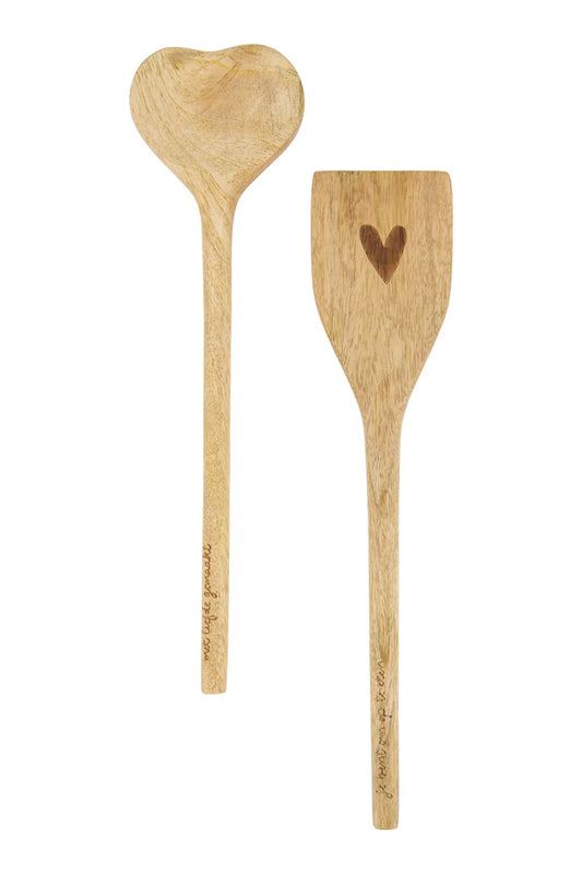 Zusss | Houten spatel hartvorm
