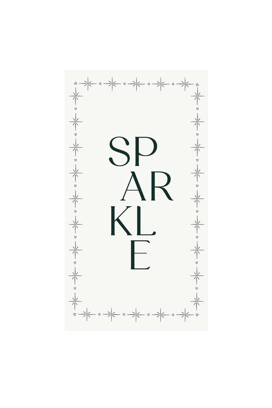 Zusss | Servetten rechthoek sparkle