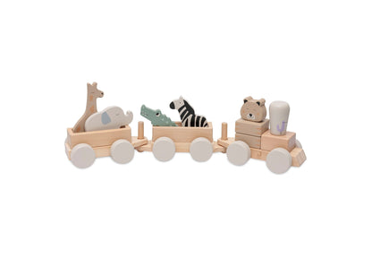 Jollein | Houten speelgoedtrein jungle jambo