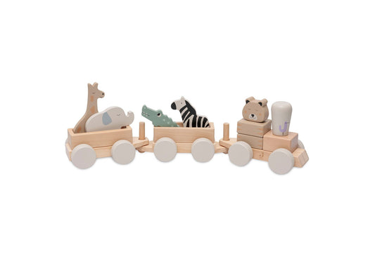 Jollein | Houten speelgoedtrein jungle jambo