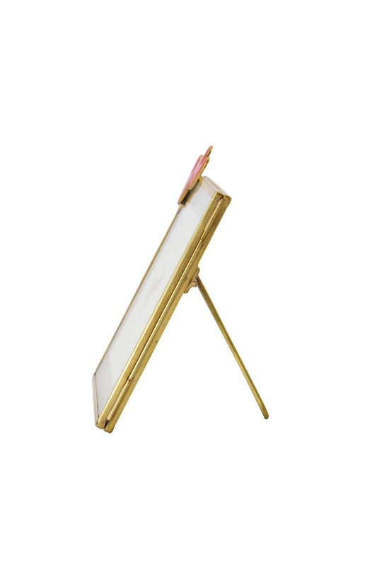 Zusss | Fotolijstje metaal hartjes rood/goud