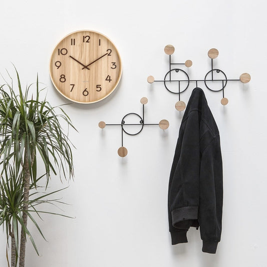 Karlsson | Wandklok Pure licht eiken 40cm