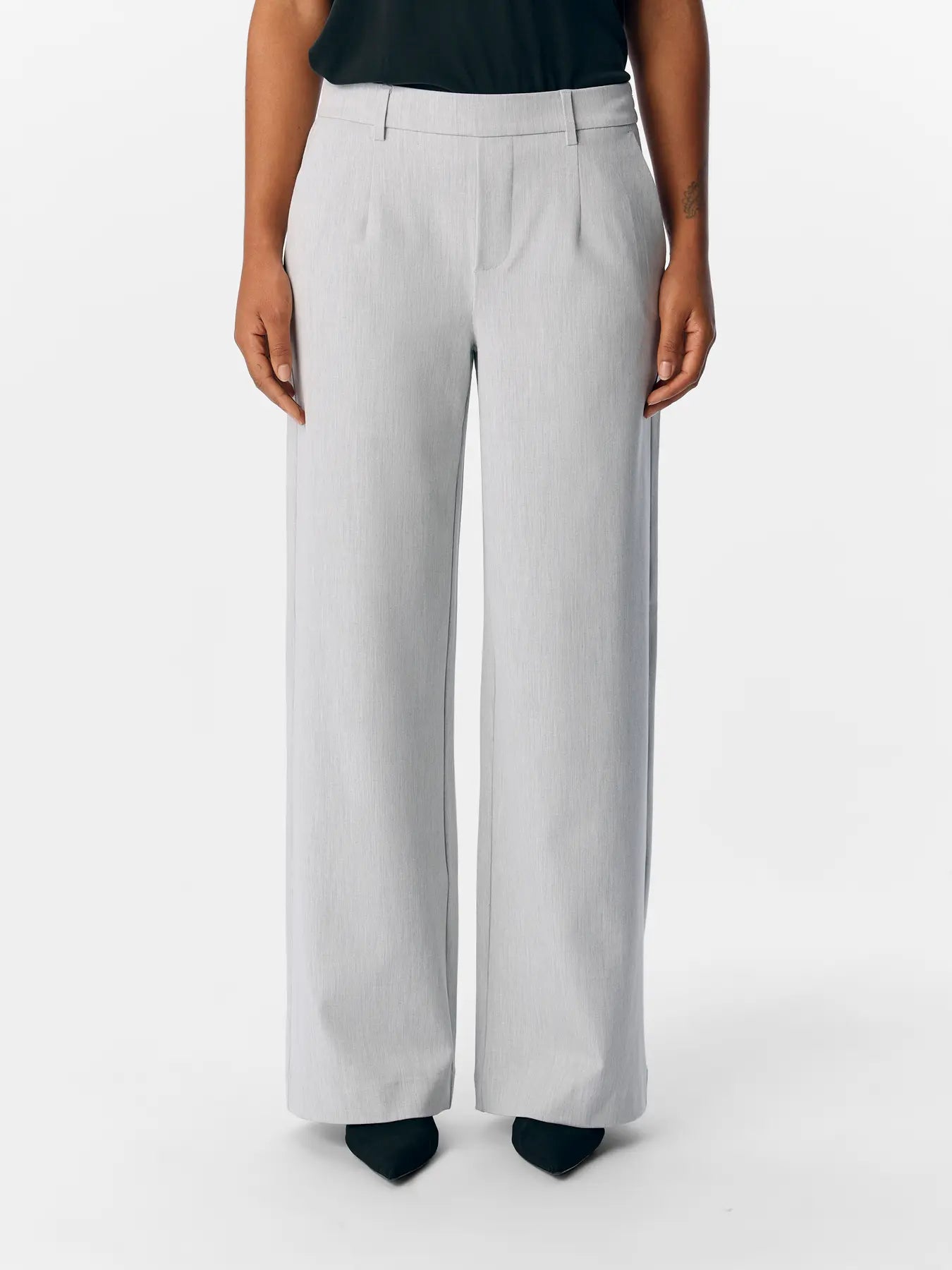 Object | Broek Lisa wide light grey