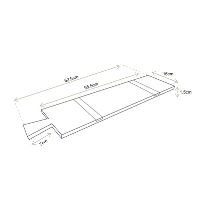 vtwonen | Serveerplank zwart 62.5cm