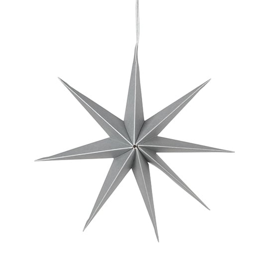 Broste Copenhagen | Kerstster zilver 15cm