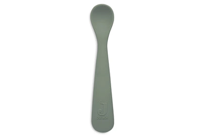 Jollein | Siliconen lepeltjes ash green 2stuks