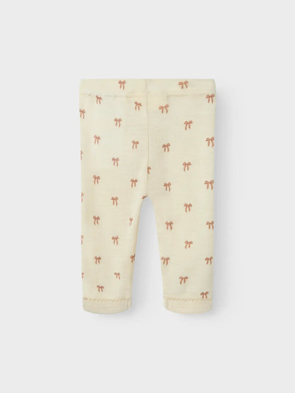 Lil Atelier | Wollen legging Nalu strikjes