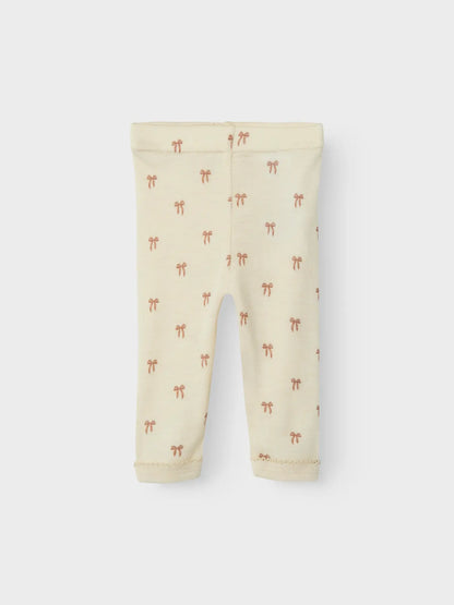 Lil Atelier | Wollen legging Nalu strikjes