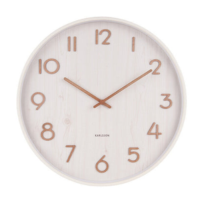 Karlsson | Wandklok Pure wit 40cm