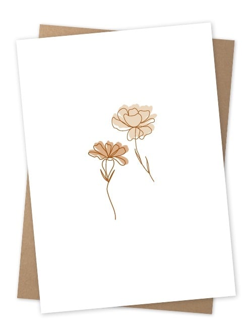 Jots | Wenskaart bloemen