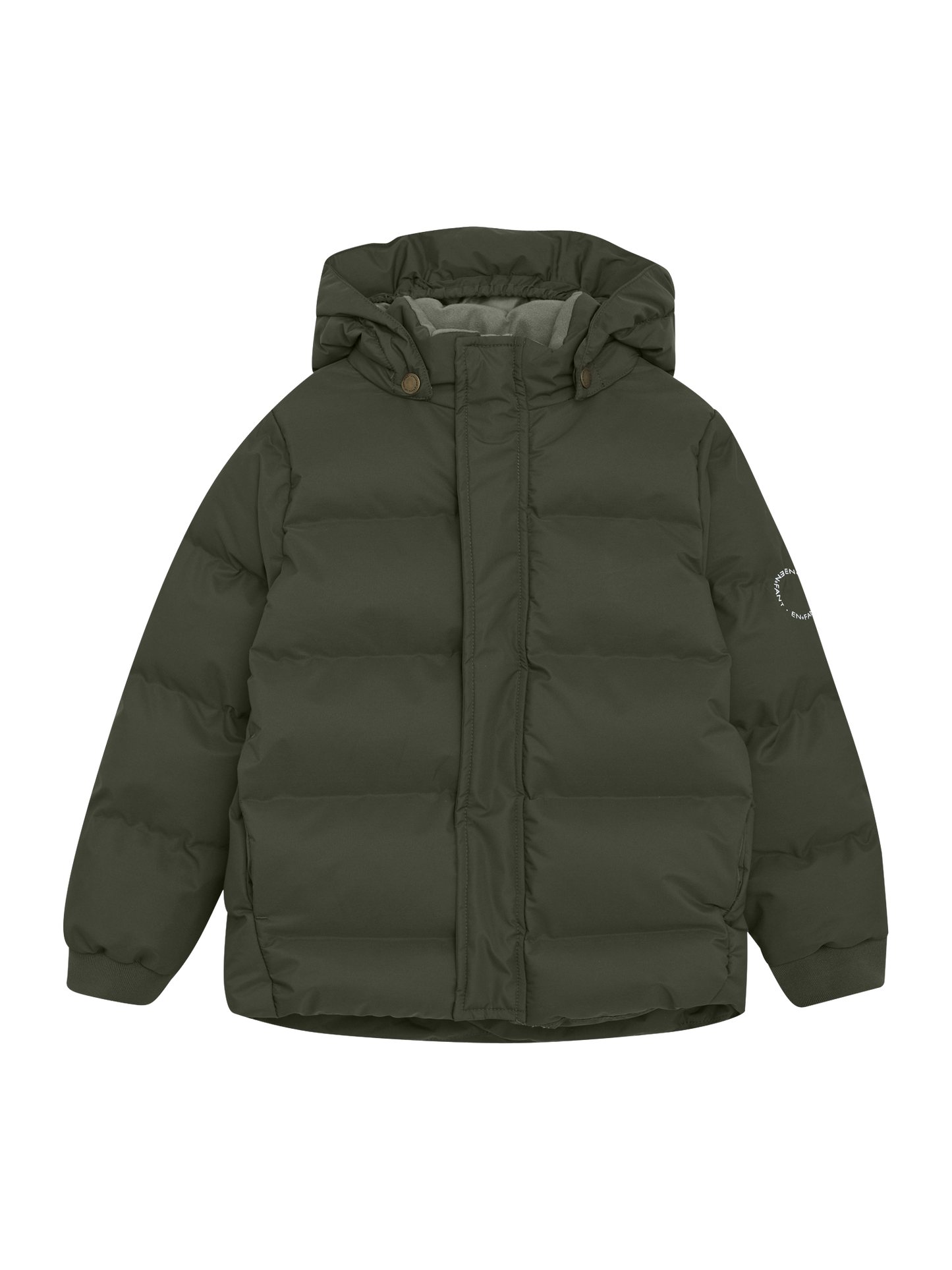 Enfant | Winterjas puffer Donkergroen