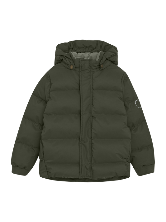 Enfant | Winterjas puffer Donkergroen