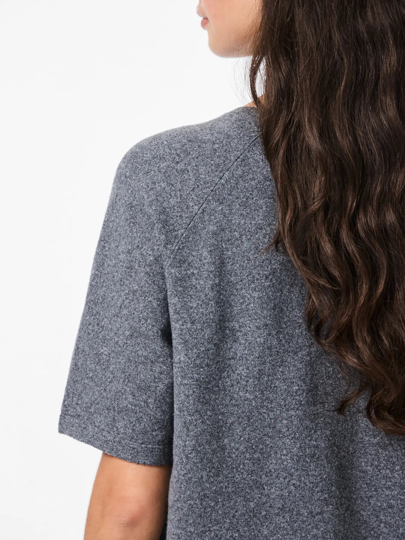 Pieces | Top Bree dark grey