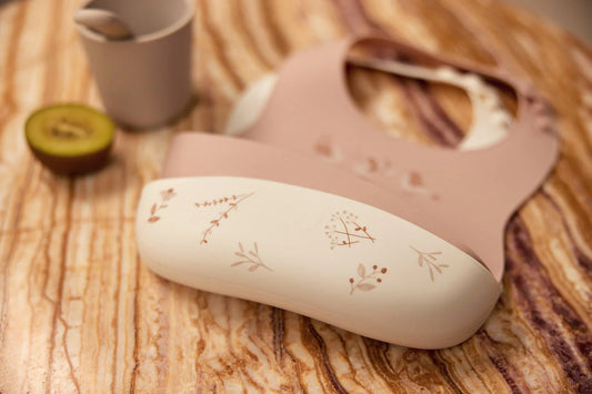 Jollein | Slab siliconen lovely birds2-pack