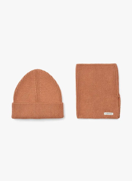 Liewood | Beanie en sjaal tuscany rose