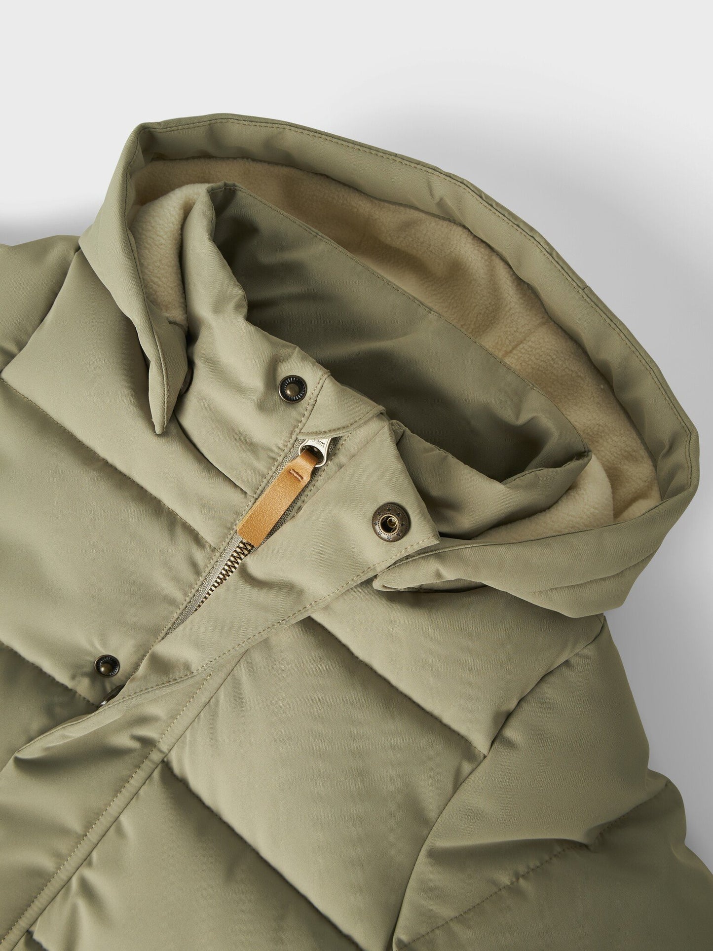 Lil Atelier | Winterjas Lamedow puffer groen