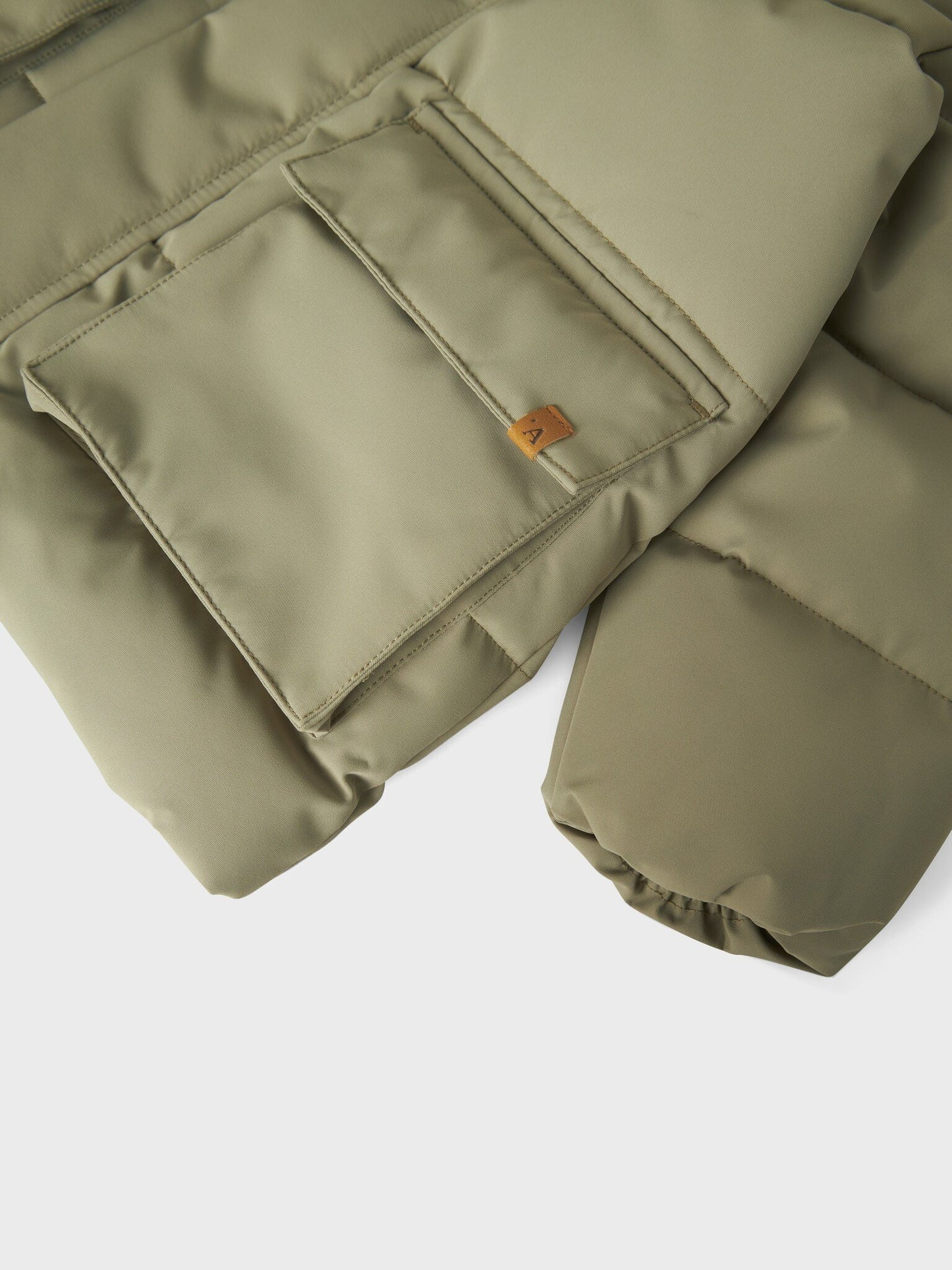 Lil Atelier | Winterjas Lamedow puffer groen