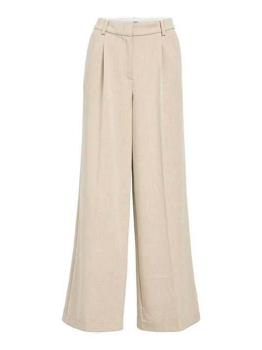 Object | Wijde pantalon Ivy beige
