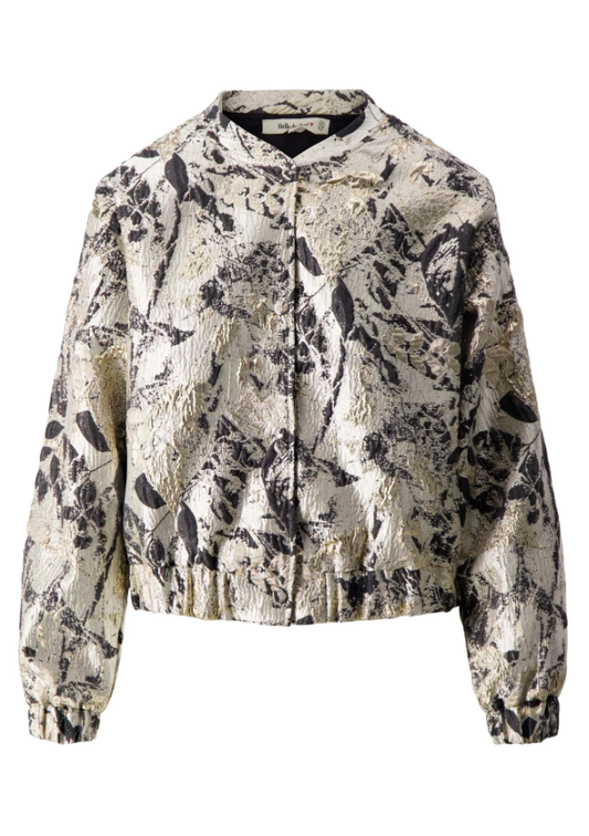 Zusss | Jacquard jasje beige/goud